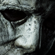 A crop of the new poster for Halloween. Michael’s new mask has seen better days.